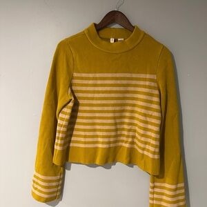 Moth Mustard Knit Sweater